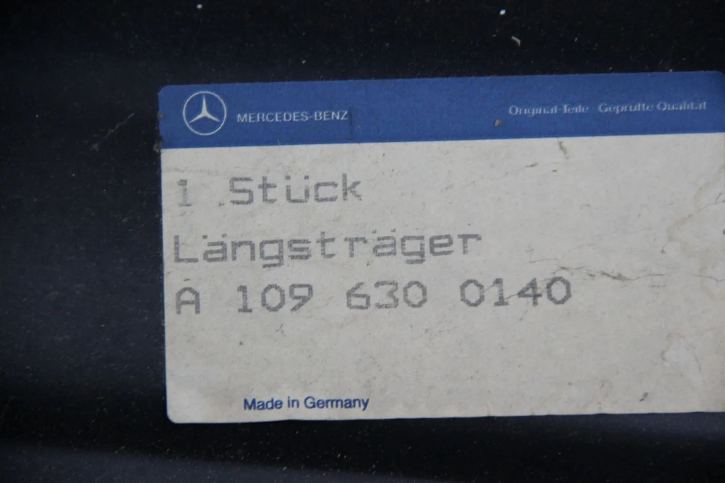 Mercedes W108 W109 S-Klasse LANG Längsträger NOS Re+Li A 1096300140 1096300240