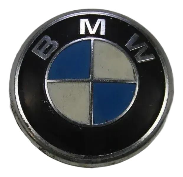 Original BMW E3 Plakette vorne Emblem 88mm Aluminium Badge OEM 00095808103