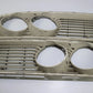 Original BMW E12 5er Zierleiste Scheinwerfer Rahmen Grille paar 1848113 1848114