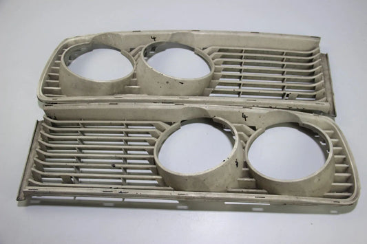 Original BMW E12 5er Zierleiste Scheinwerfer Rahmen Grille paar 1848113 1848114