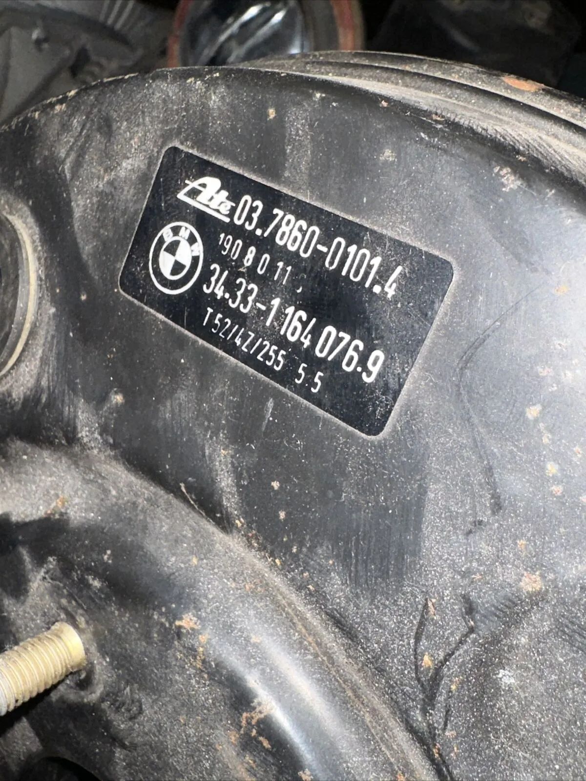 BMW E46 M3 Bremskraftverstärker ATE 1164076 9 ABS Brake Booster S54 1998-2001