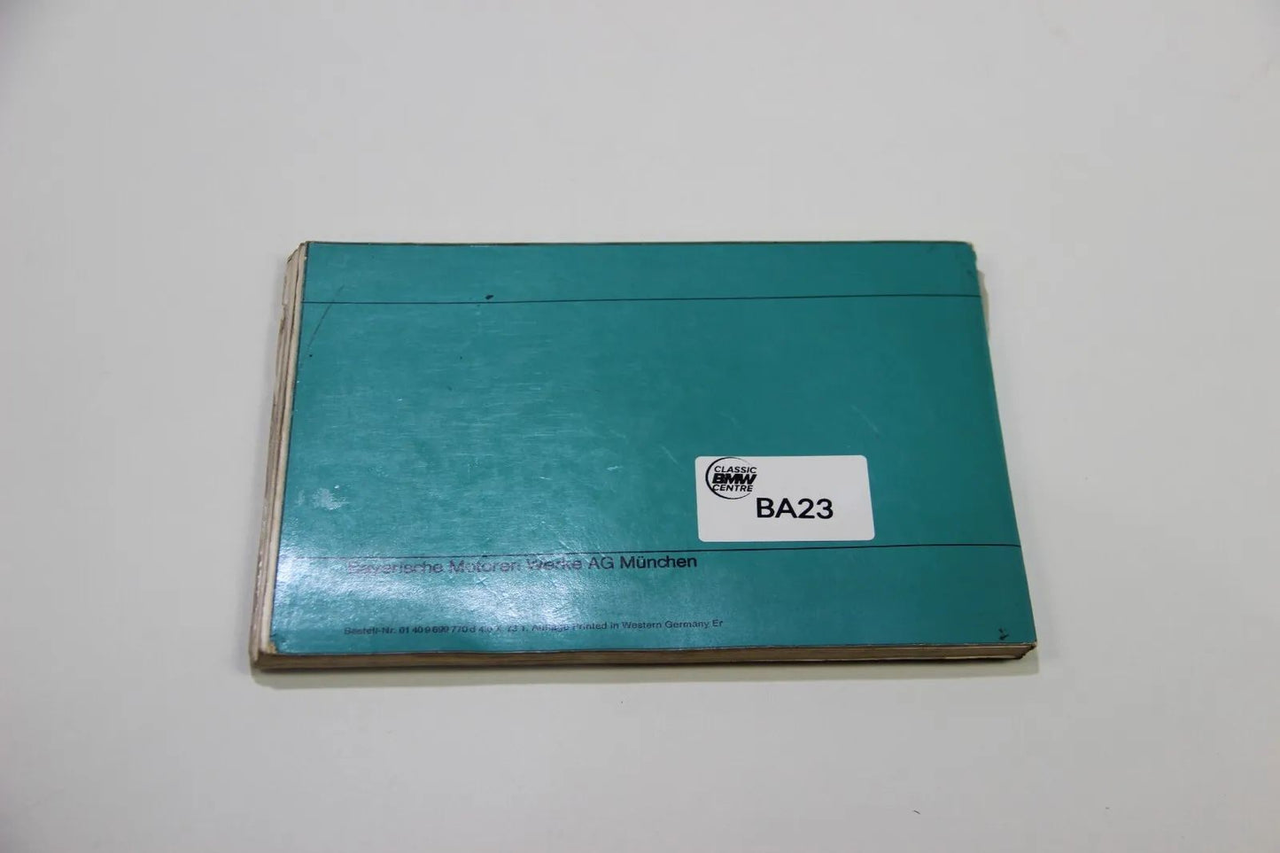 Original BMW E12 520 - 525 Betriebsanleitung 01409699770 Bedienungsanleitung 5er