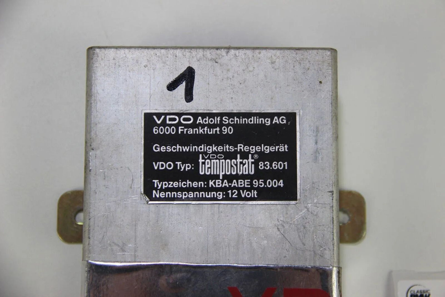 Original BMW Tempomat Steuergerät Tempostat KBA - ABE 95.004 Module Control