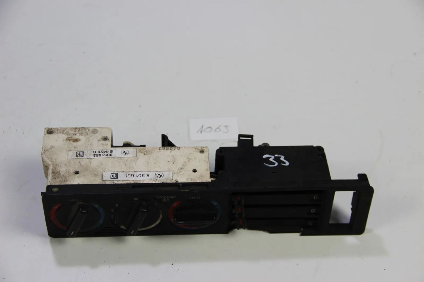 Original BMW E34 Heizungsbedienteil Klimaregelung Schalter 8351651