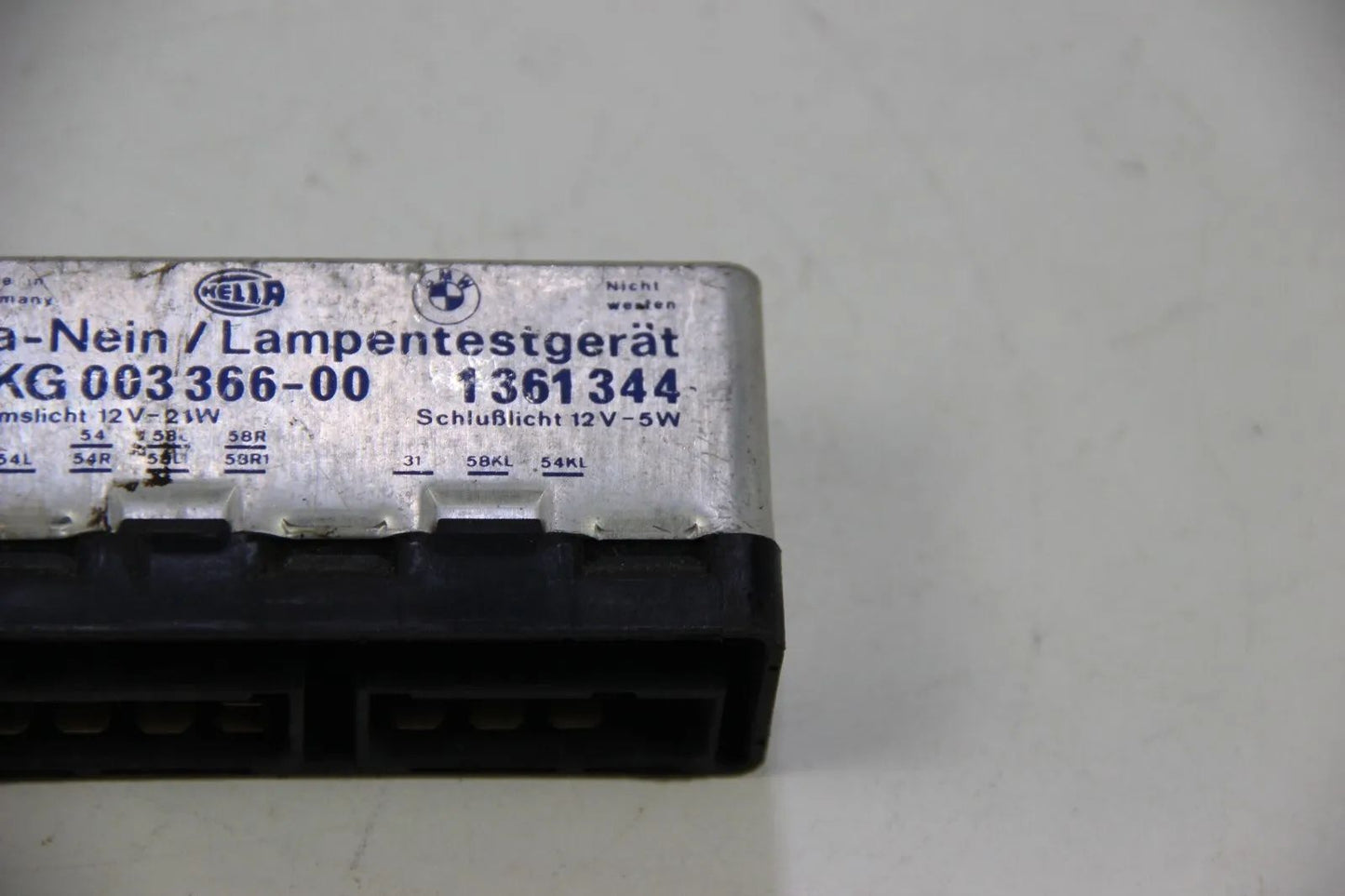 Original BMW E24 E23 635csi 7er Lampentestgerät Hella Modul Relais 1361344