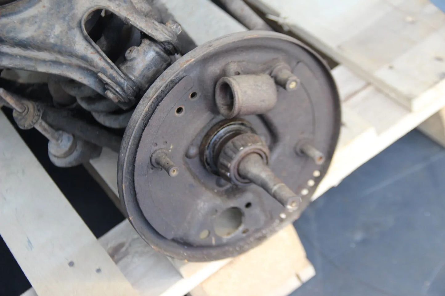 Original Mercedes 190SL Vorderachse Vorderachsträger Lenkgetriebe Komplett