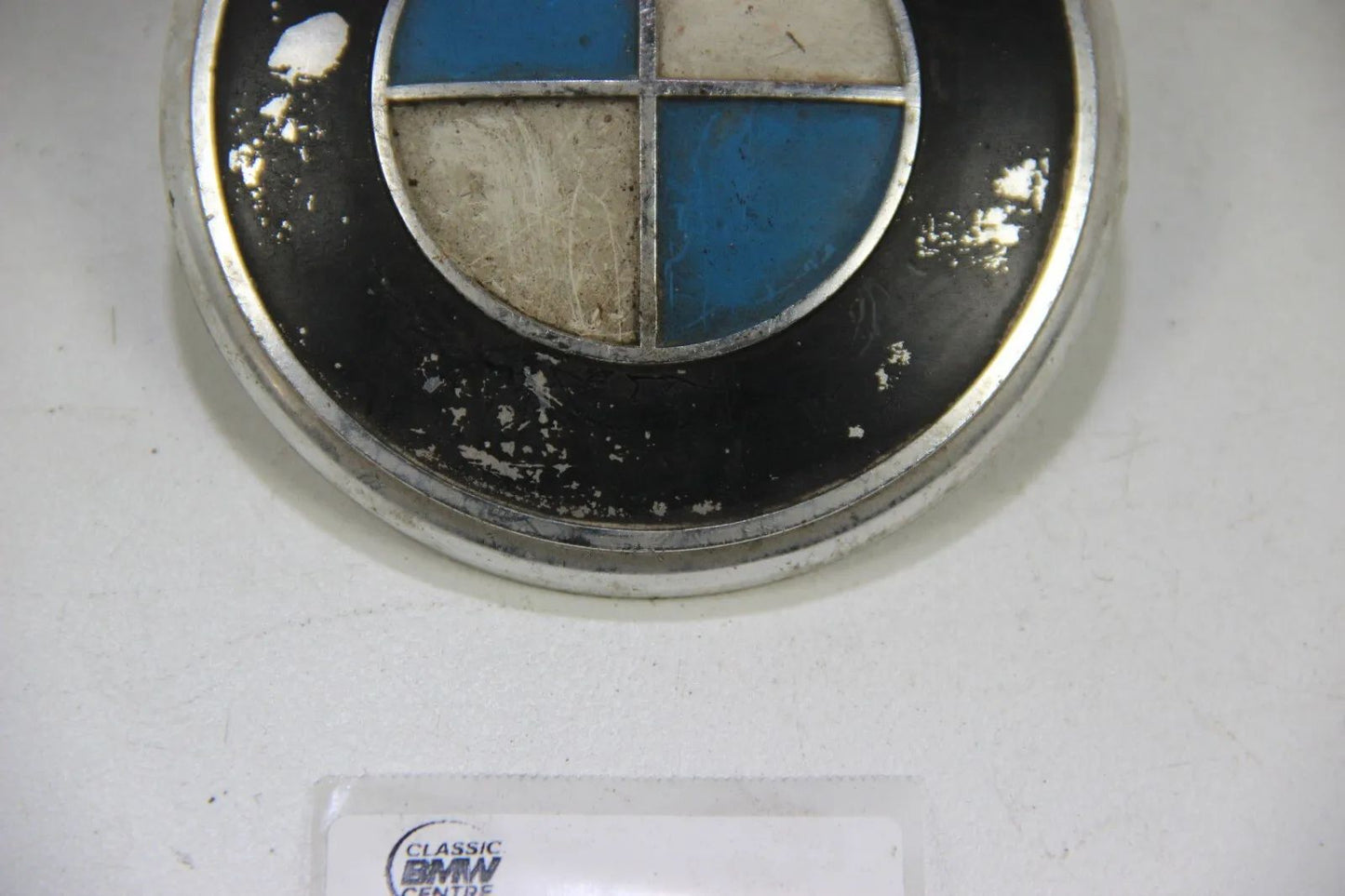 Original BMW E3 Plakette vorne Emblem 88mm Aluminium Badge OEM 00095808103