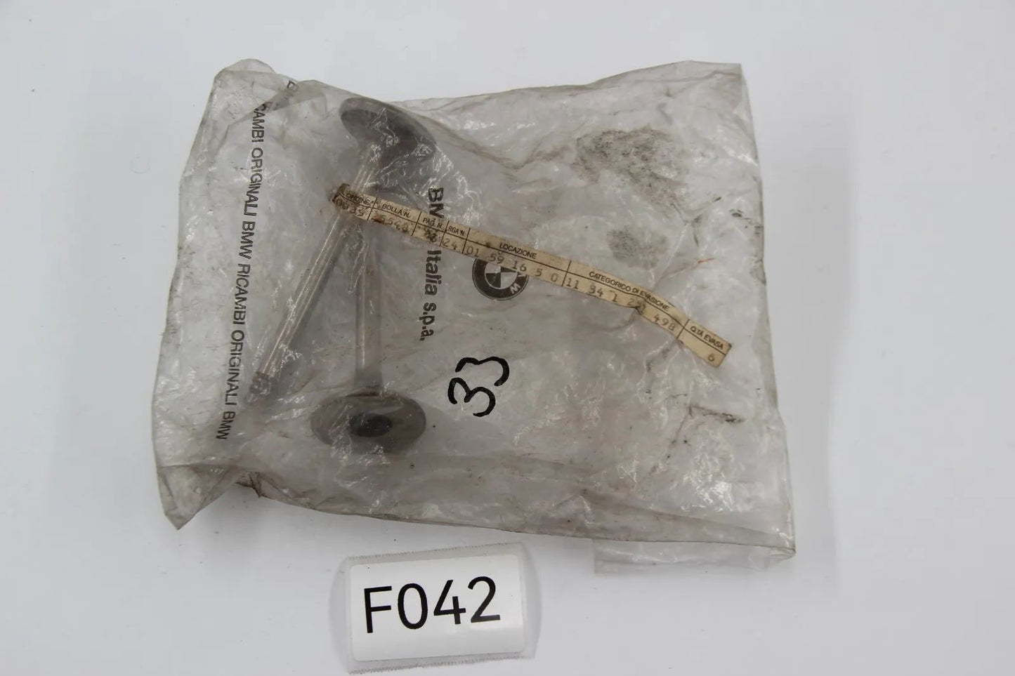 Original BMW E10 M10 NK 4Zyl E30 E12 E28 Auslassventile 35,0/8,00MM 11341251498