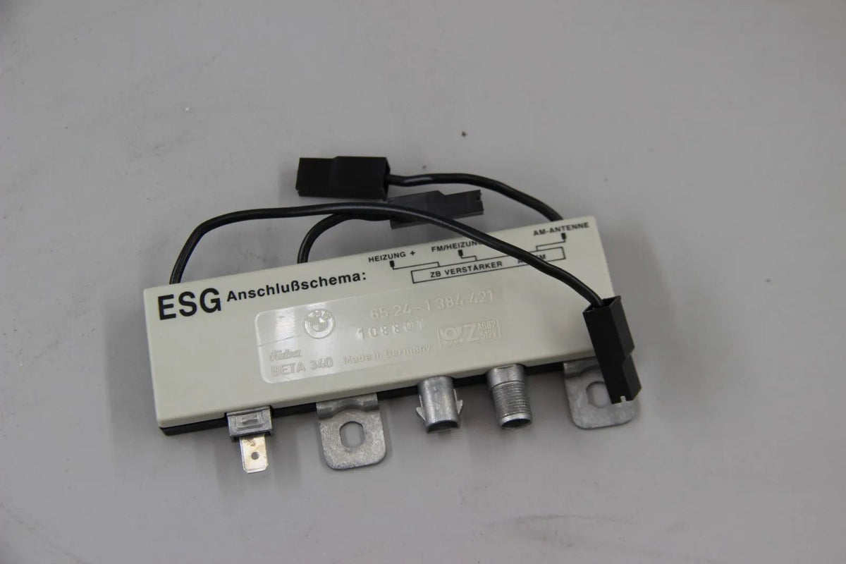 Original BMW E34 5er Nachrüstsatz Verstärker Scheibenantenne NOS 65249061097
