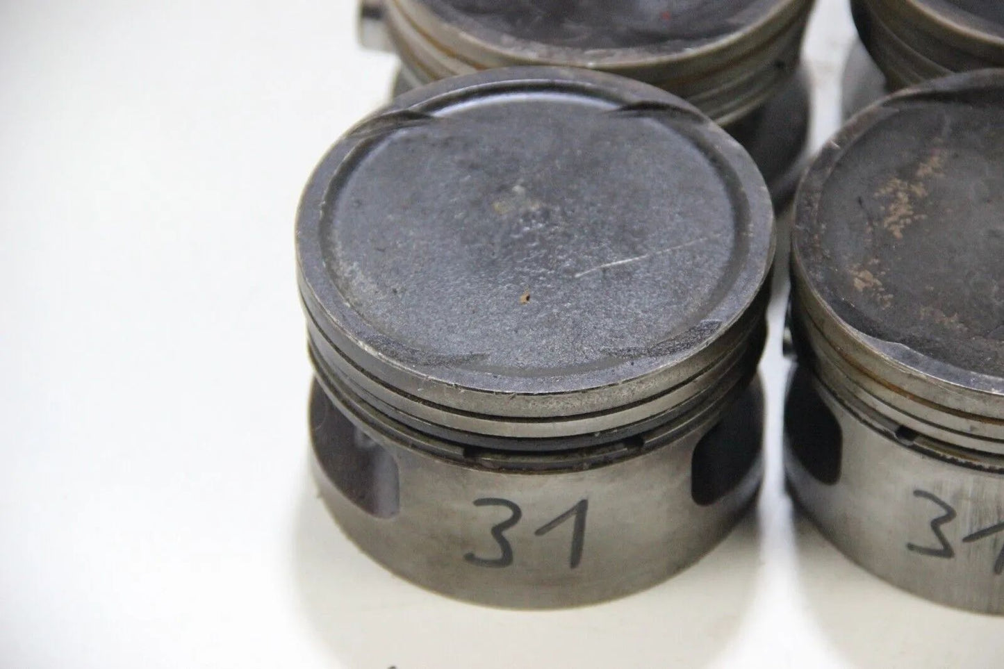 Original BMW E30 M3 S14 S14b23 2.3 4x Kolben Mahle 93v81 93,335mm  Piston