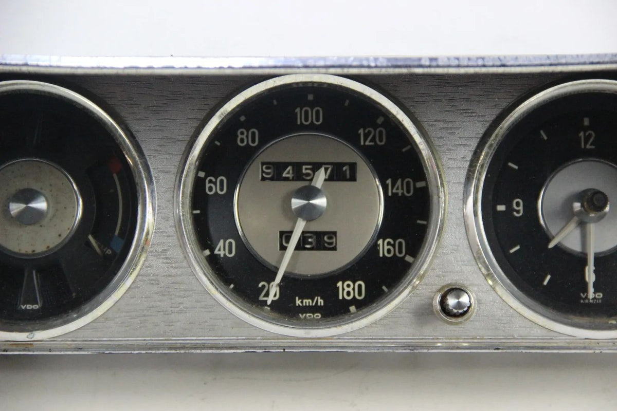 Original BMW 1600/2  Kombiinstrument Tacho 6V 1966 Chrom Cluster Speedometer