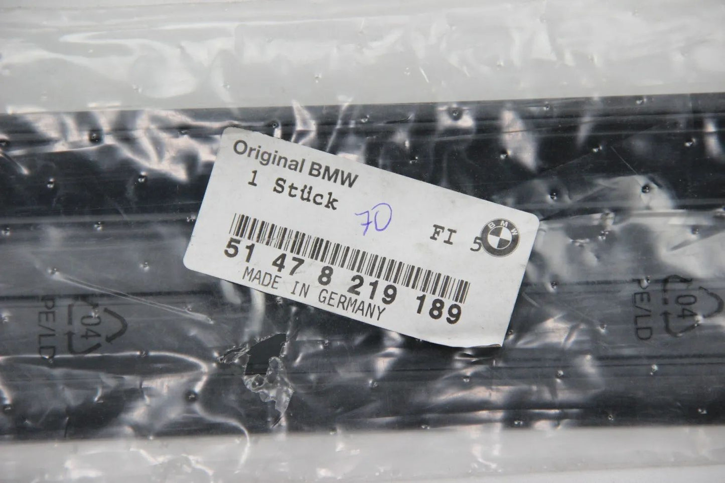 NEU ORIGINAL BMW 51478219189 E46 3er blende einstieg vorne vordertürschweller