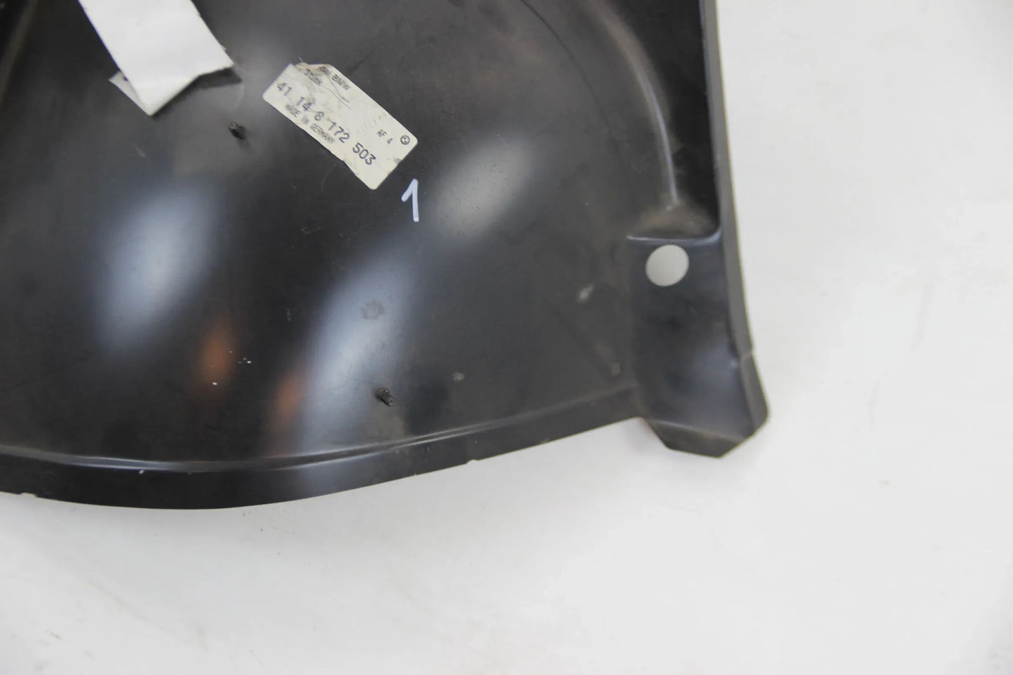 Original BMW E38 750iLS L7 L7 M73N Teilabschnitt Radhaus vorne links 41148172503