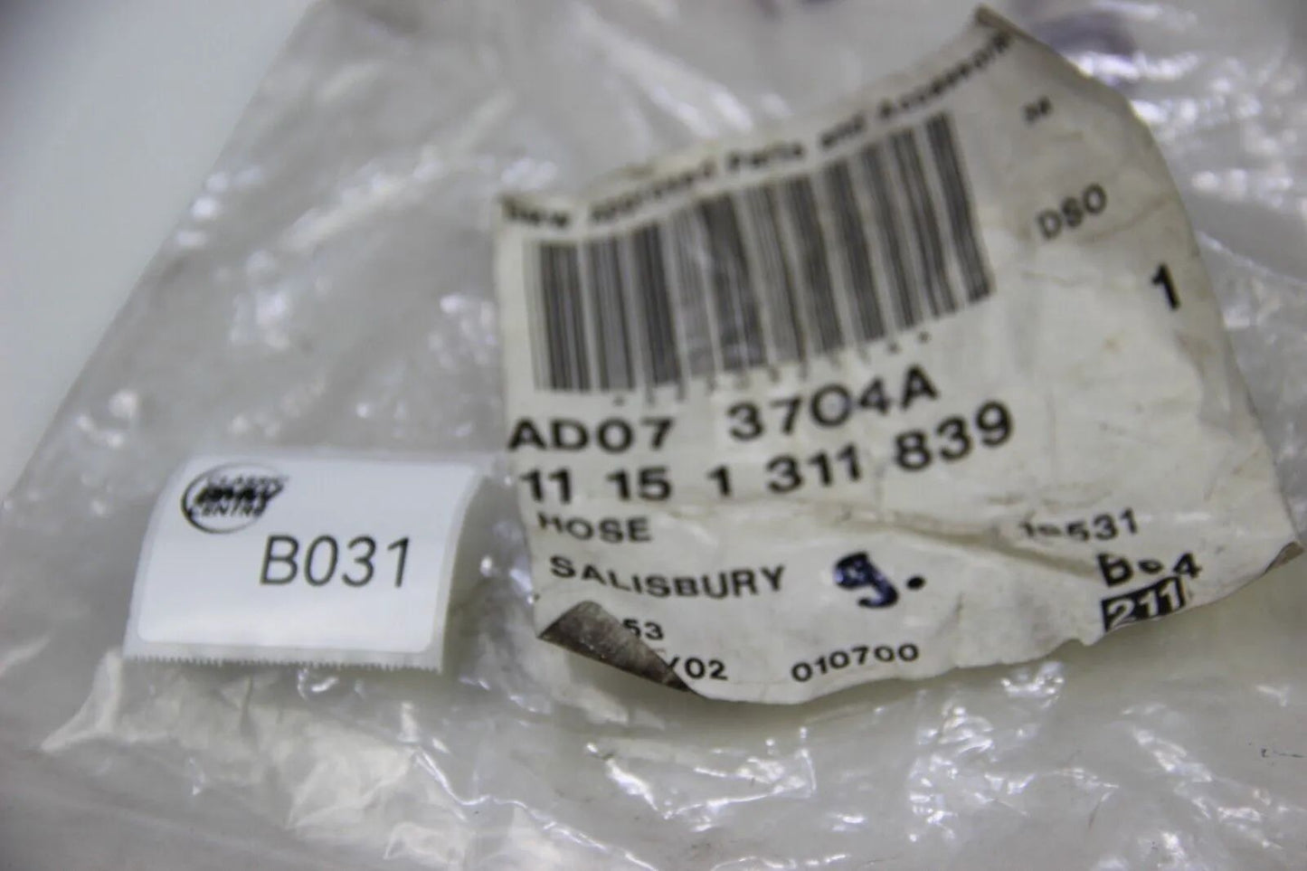 Original BMW E30 m3 Schlauch Kurbel Gehäuse Entlüftung Ölabschneider 11151311839