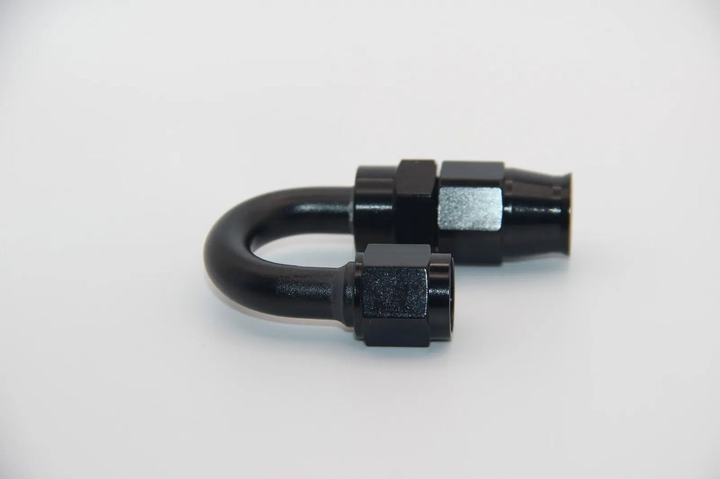 AN6 Alu Fitting 180 Grad NEU Dash6 Winkel schwarz Verbinder AN-6