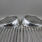 Original BMW E10 2002 ti tii Ziergitter links + rechts chrom 1808473 1808474