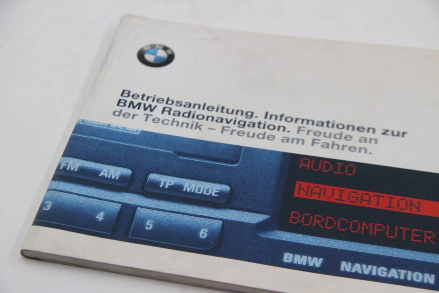 Original BMW E46 Betriebsanleitung Informationen Radionavigation 01400002588 DE