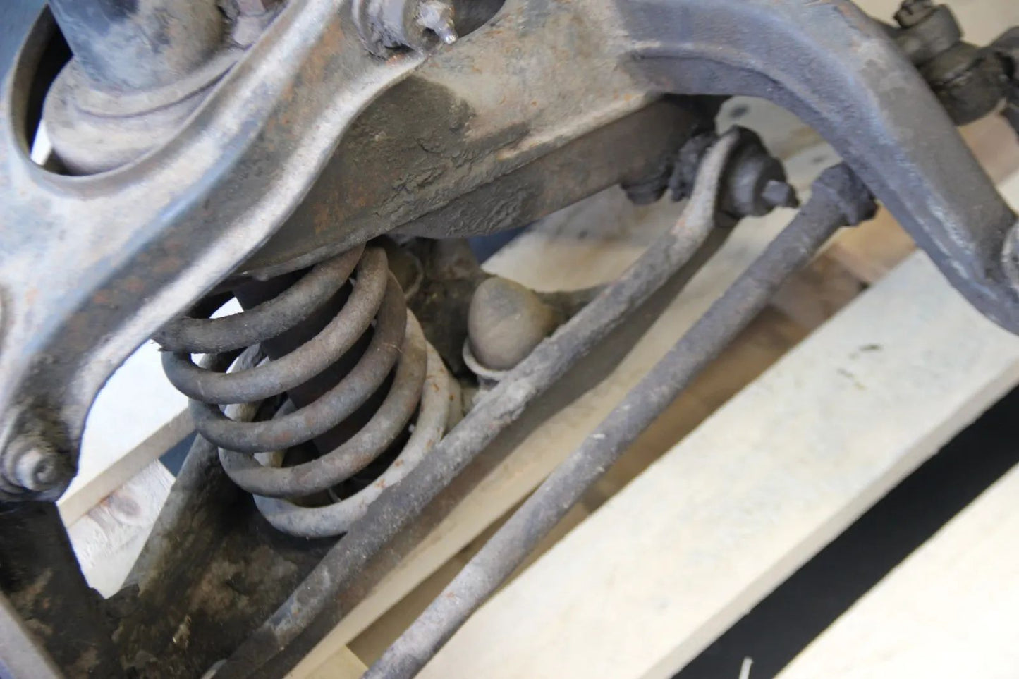 Original Mercedes 190SL Vorderachse Vorderachsträger Lenkgetriebe Komplett