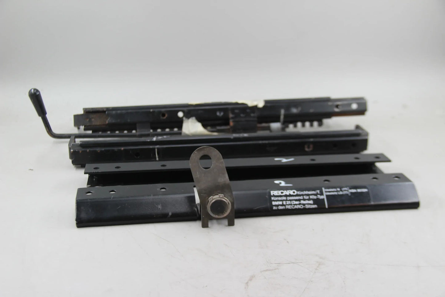 Original BMW E21 3er Sitzschiene Fahrer Recaro Konsole KBA 90024 Halterung