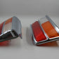 Original BMW NK 1800 2000 Lichtscheibe R + L chrom mit Chromleiste, Dichtung NOS NLA 8754115 8754116 / 24702 / 224701