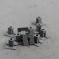 Original BMW E46 E39 E60 E61 E63 E64 10x Spreizmutter grau 63128374671