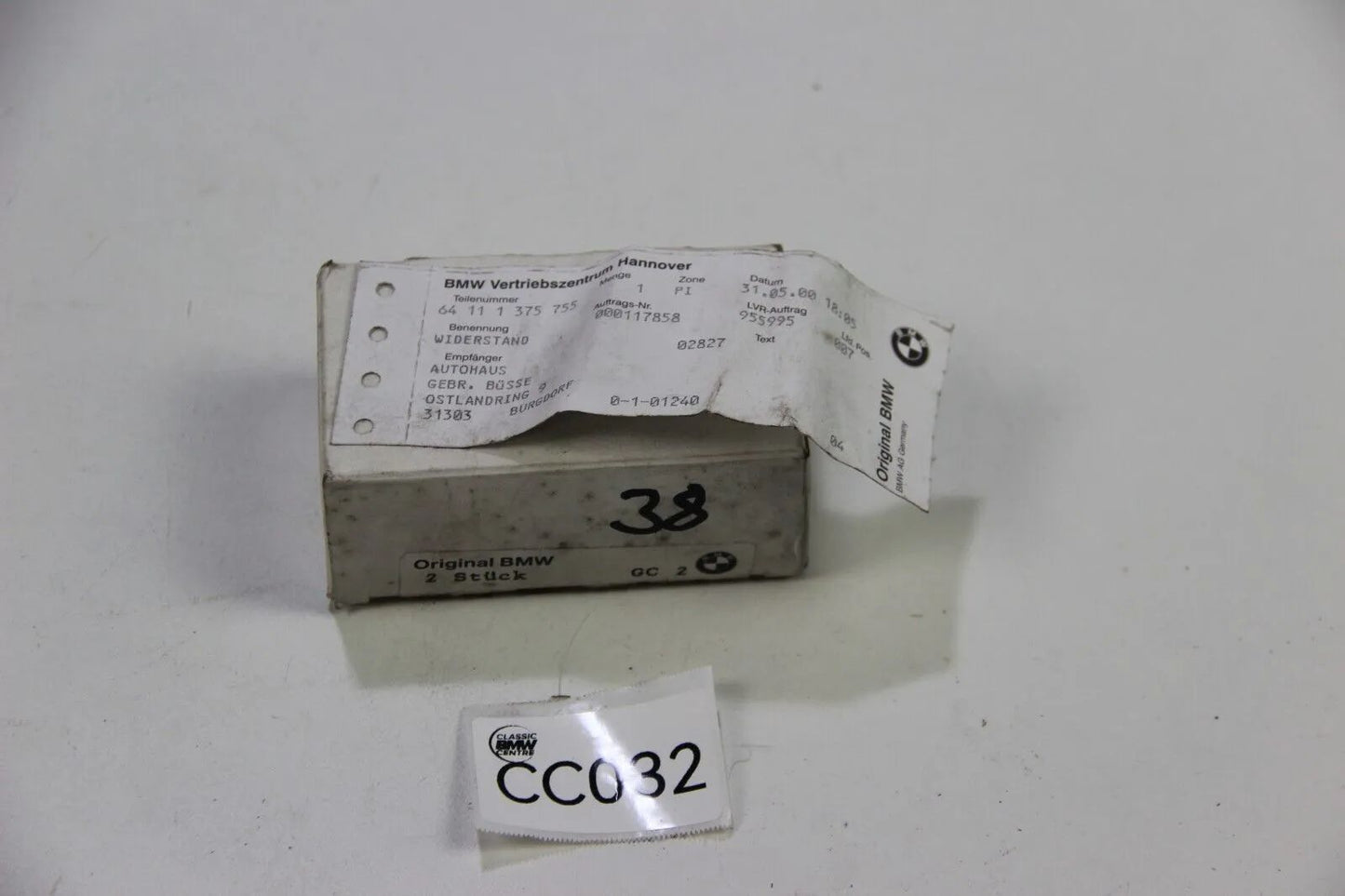 NEU Original BMW 316i 318i 328i 325i Widerstand 64111375755 3er NOS