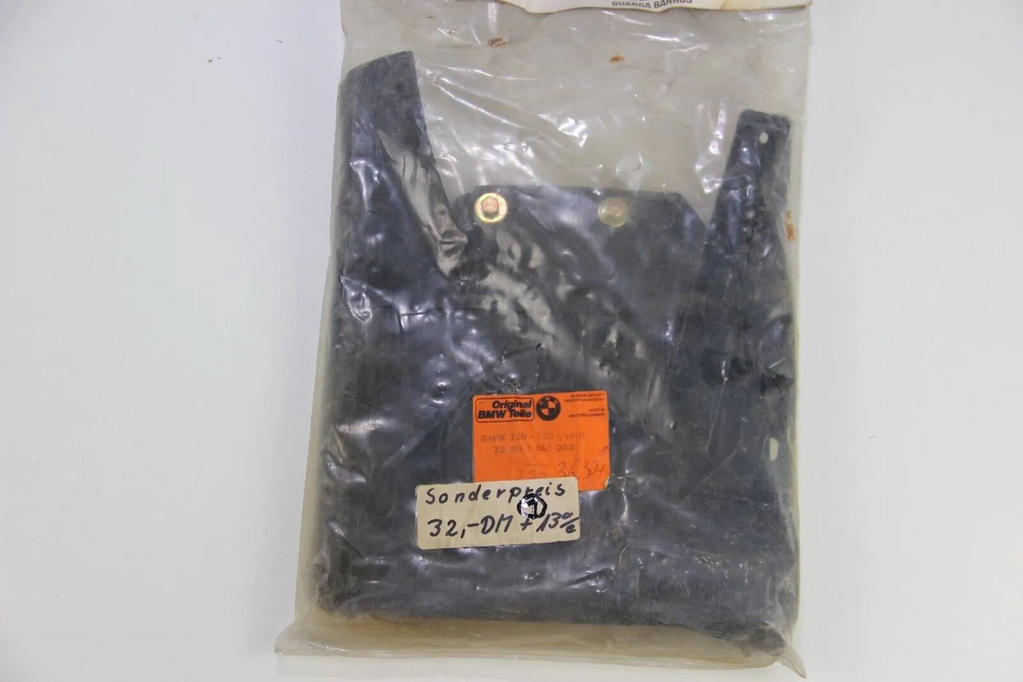 Original BMW E23 728-733i Schmutzfänger set NOS 72601851089 Mud Flap Neu 7er