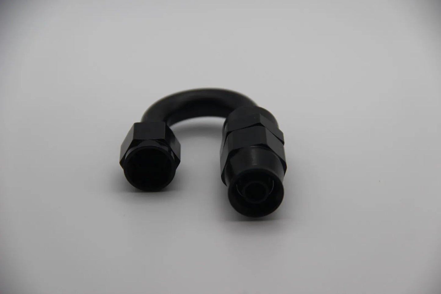 AN6 Alu Fitting 180 Grad NEU Dash6 Winkel schwarz Verbinder AN-6