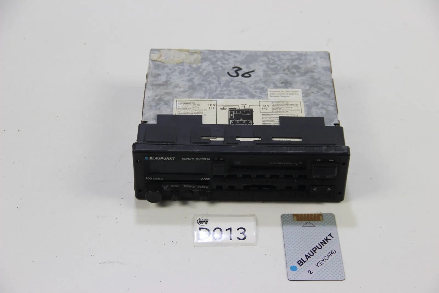 Original Blaupunkt Monteux RCR 30 Radio Autoradio Auto