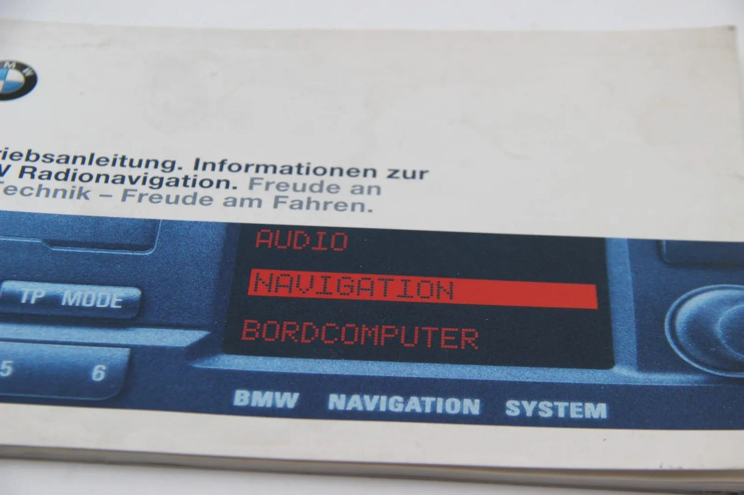 Original BMW E46 Betriebsanleitung Informationen Radionavigation 01400002588 DE