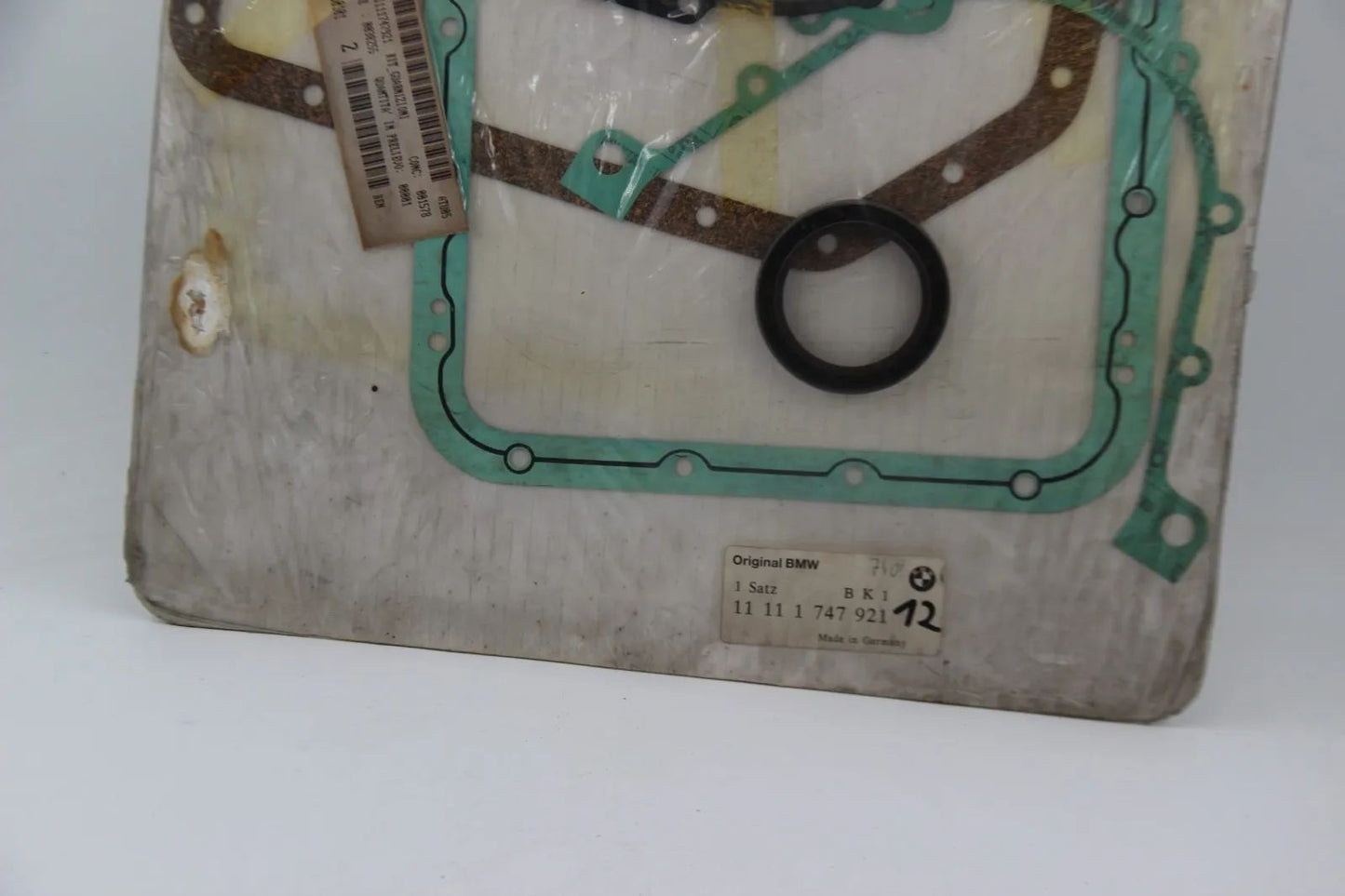 Original BMW E32 740i Dichtungssatz Kurbelgehäuse NOS unvollständig 11111747921