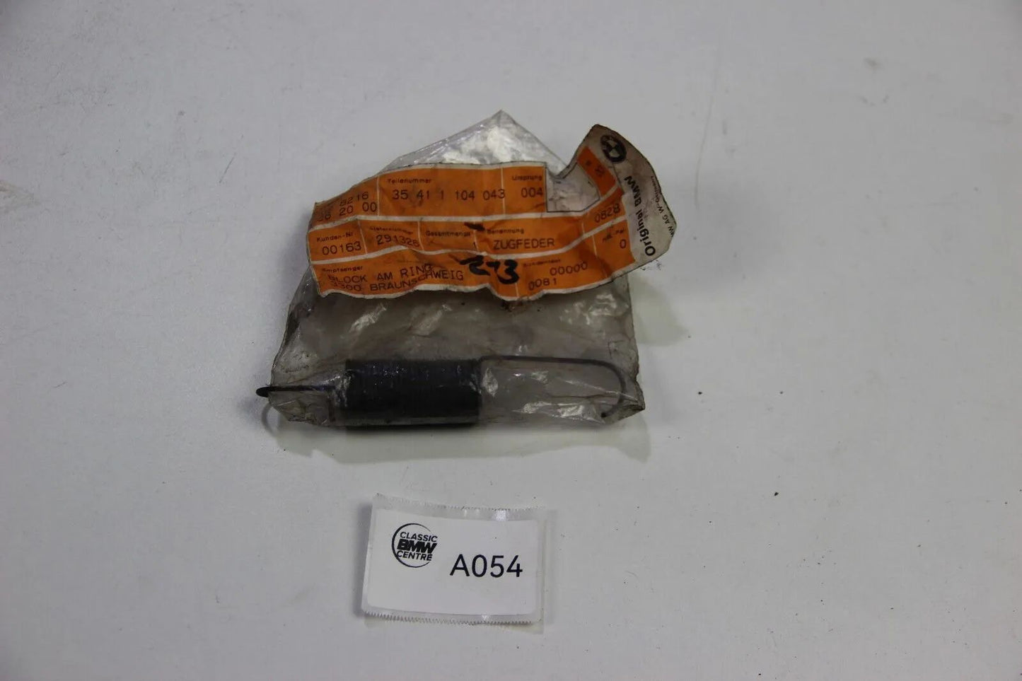 NEU Original BMW E10 1502-2002 114 E30 CMSP Gr. AZugfeder 35411104043
