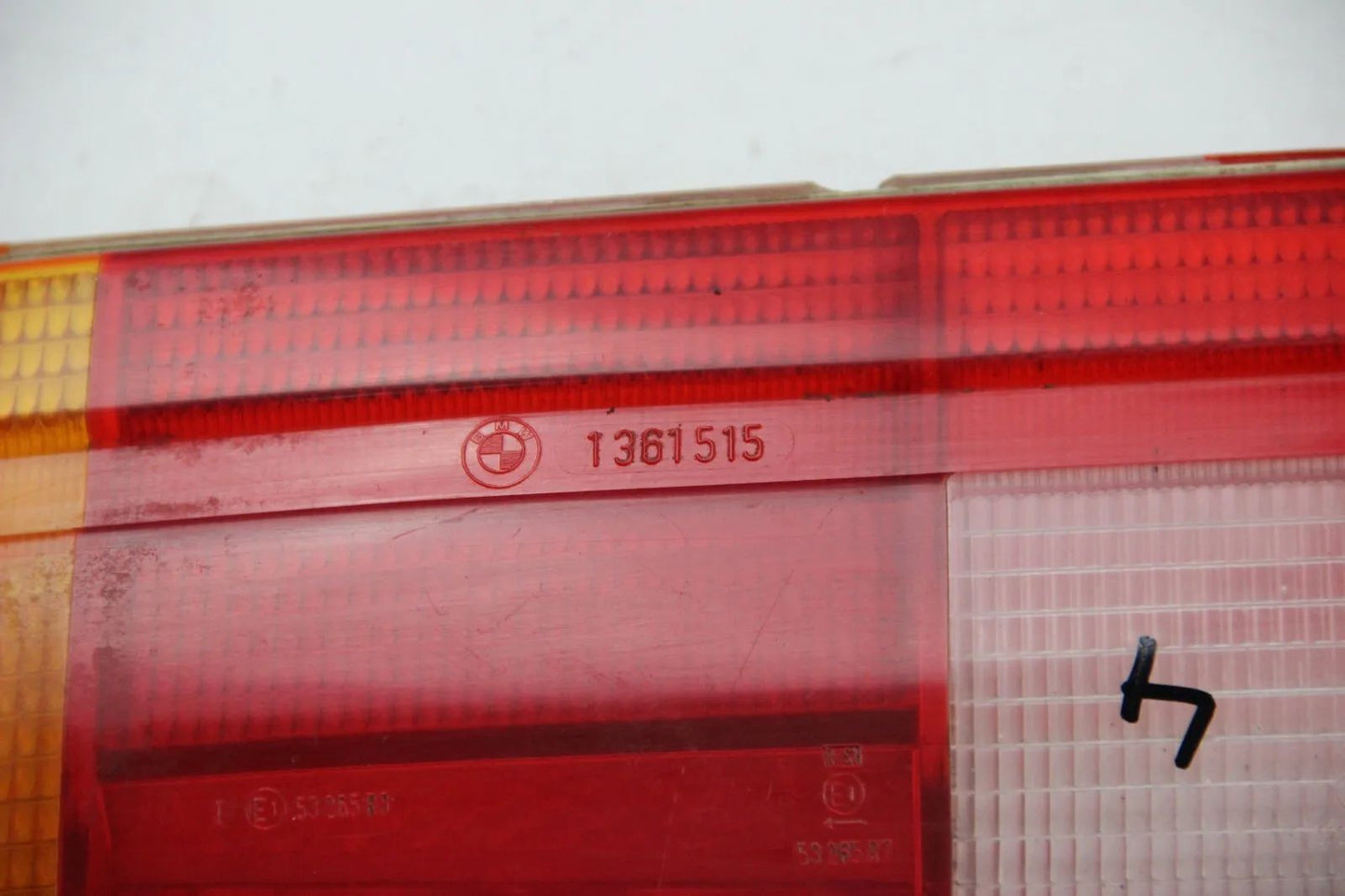 BMW E12 Rücklicht Taillight Links Glas Scheibe Reflector 1361515