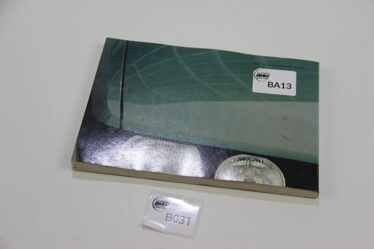 Original BMW E28 Betriebsanleitung Bedienungsanleitung 01409699350 528i 525i