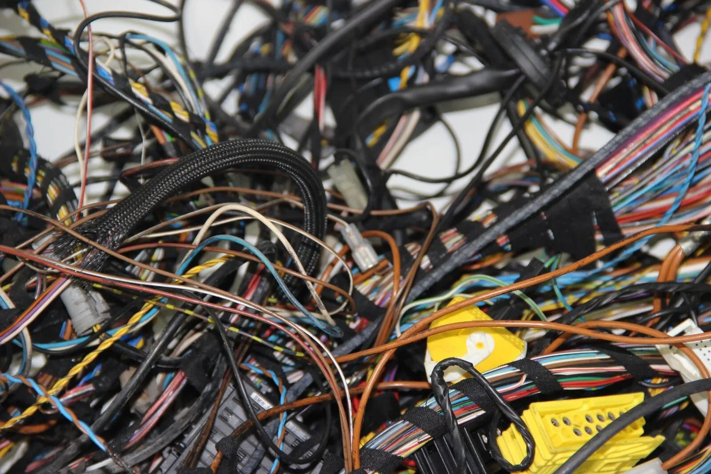 Original BMW E36 Karosseriekabelbaum Chassi harness Tempomat airbag limousine