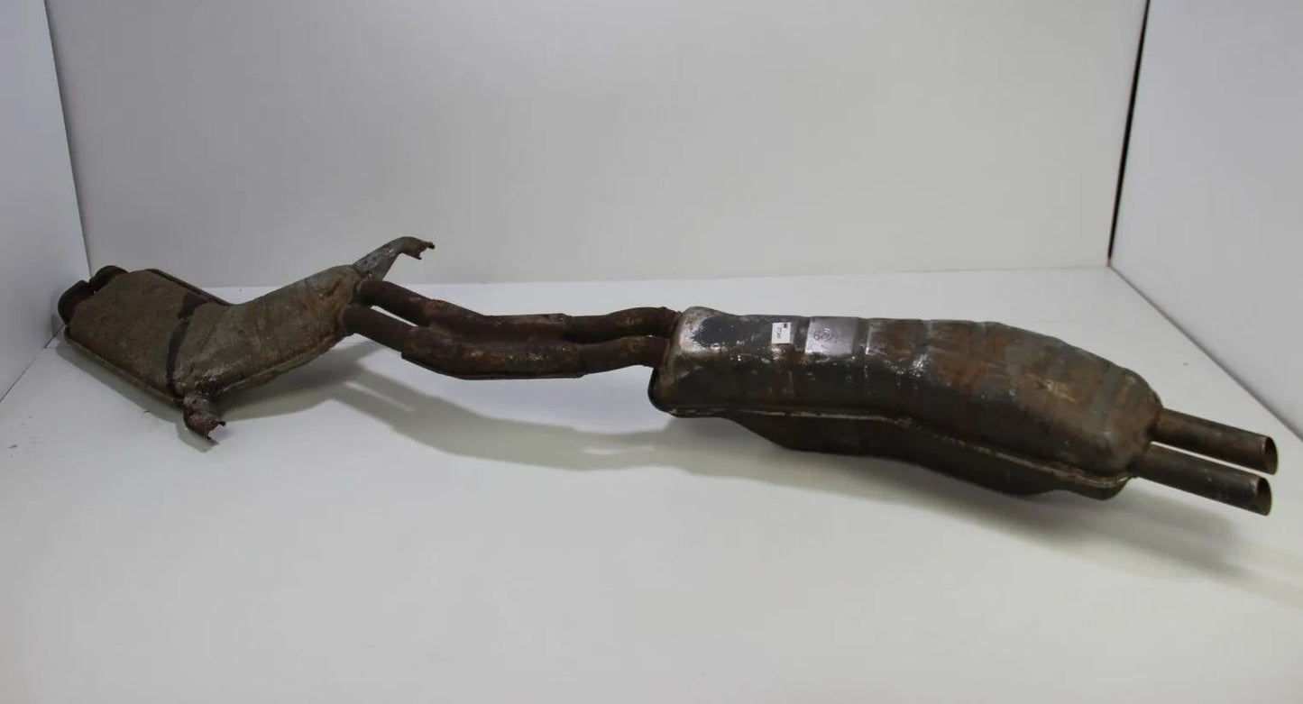 Original BMW E34 525i Auspuff Mittelschalldämpfer Endschalldämpfer 1709483