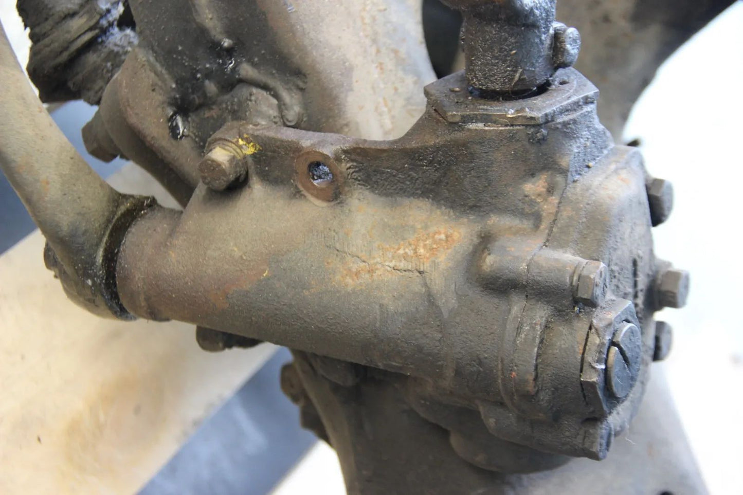 Original Mercedes 190SL Vorderachse Vorderachsträger Lenkgetriebe Komplett