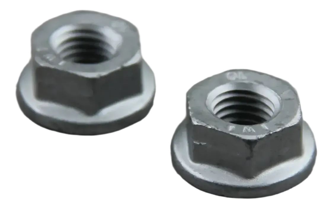 Original BMW E30 316i-325i 2x Sechskantmutter mit Flansch M10-10 ZNS 31351095452