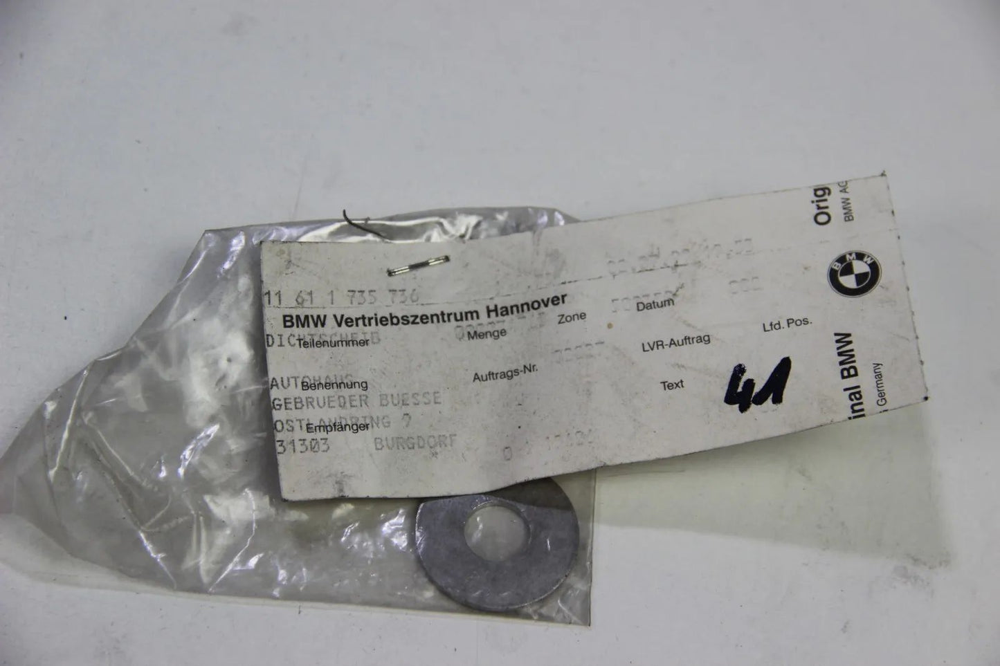 NEU Original BMW E36 320i 325i M3 E34 520i 525i Dichtscheibe 11611735736 Dichtun