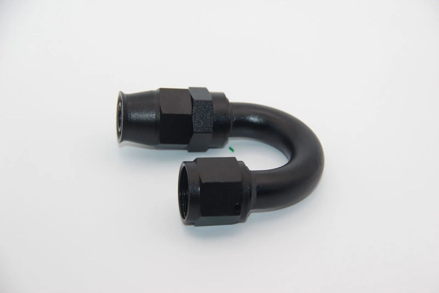 AN10 Alu Fitting 180 Grad NEU Dash10 Winkel schwarz Verbinder AN-10