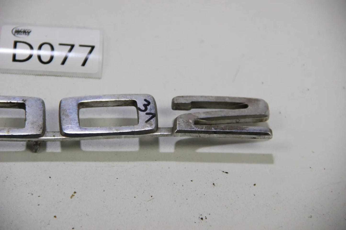 Original BMW E10 Modellbezeichnung Schriftzug Badge 2002 Kofferraumklappe