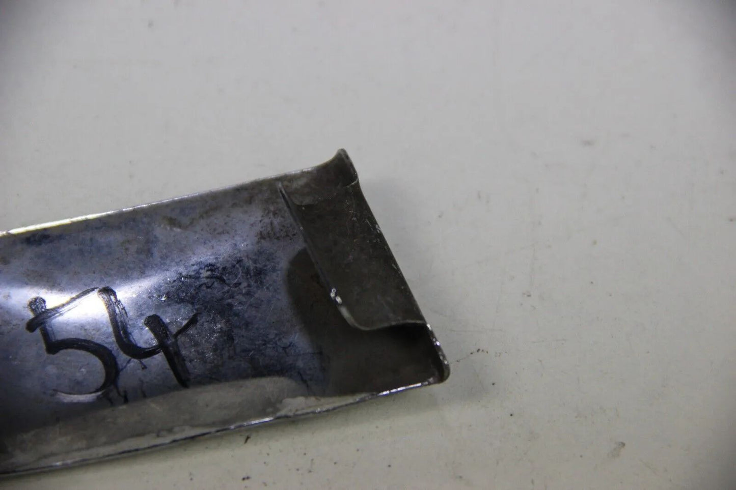 Original BMW E30 316i-325i VFL Blende Stoßstange hinten chrom Links OEM