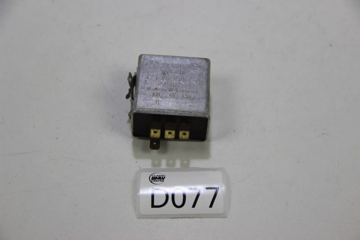 Original BMW E3 E9 E12 E24 E23  Relais Siemens Sk6711 Relay Oldtimer 1357053