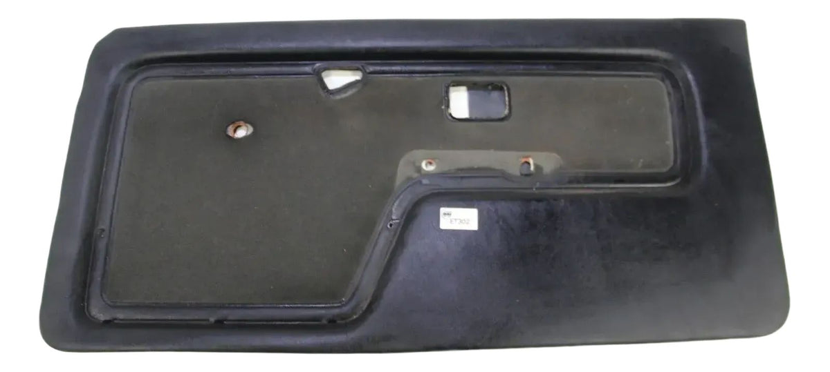 Original BMW E30 2-Türer Türpappe Türverkleidung rechts Leder schwarz Stoff