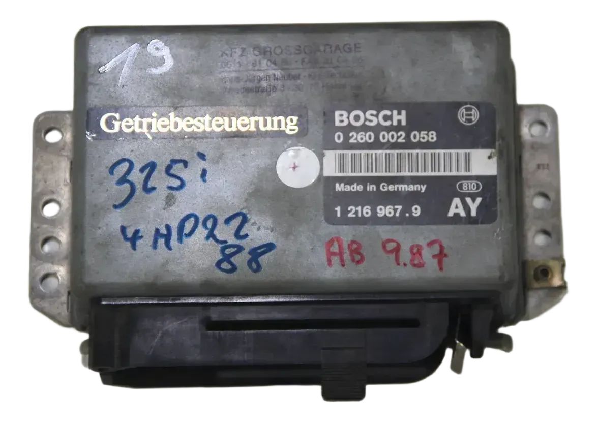 Original BMW E32 E34 Getriebe Steuergerät EGS 0260002058 Steuerung Module GCU