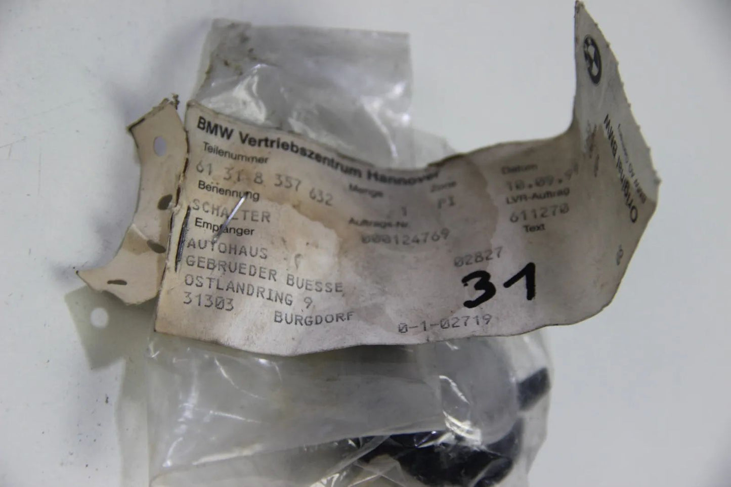 NEU Original BMW E36 E34 E31 Z3 Thermoschalter heizbarer Spritzdüse 61318357632