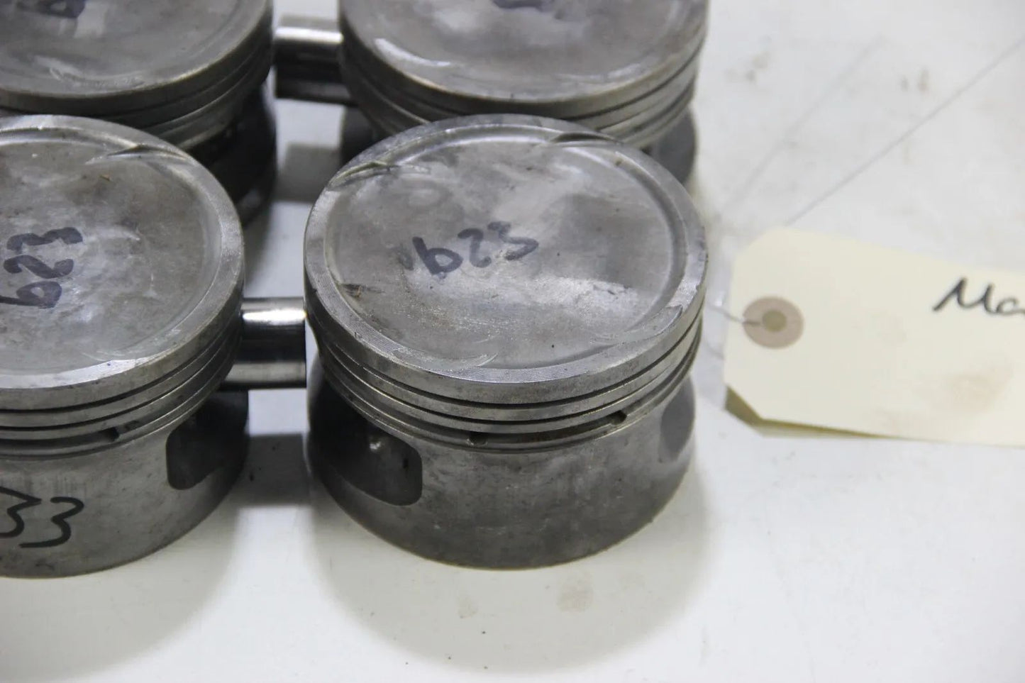 Original BMW E30 M3 S14 S14b23 2.3 4x Kolben Mahle 93v81 93,335mm Piston