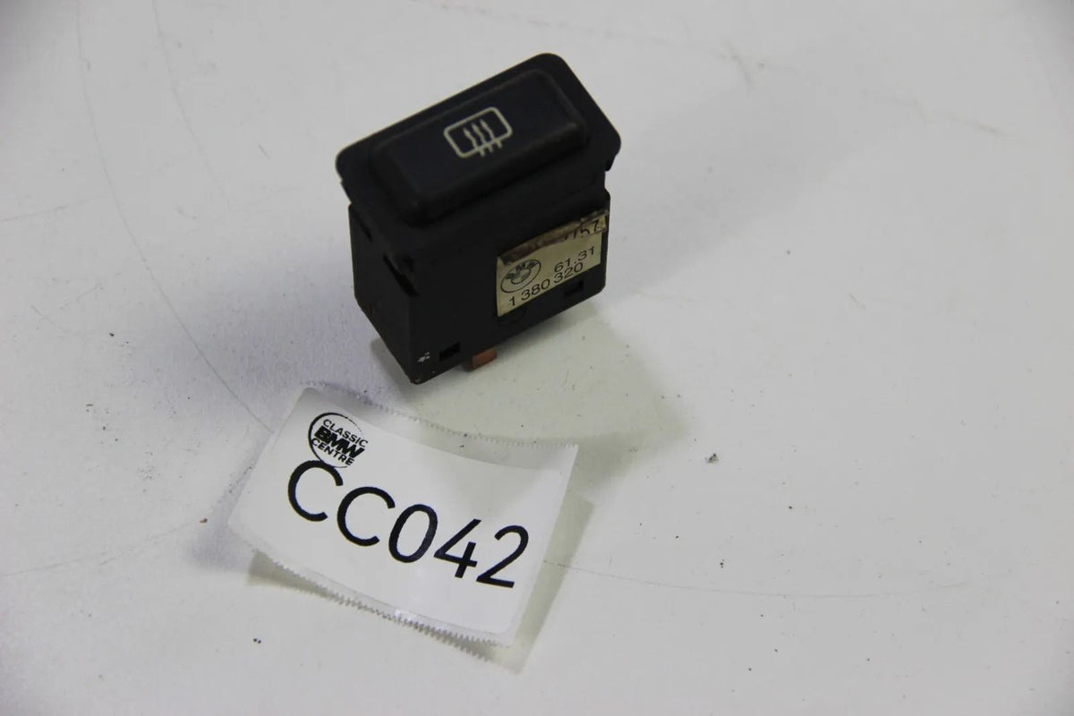 Original BMW E30 3er 316i-325i M3 Schalter Heckscheibenheizung elektrisch1380320