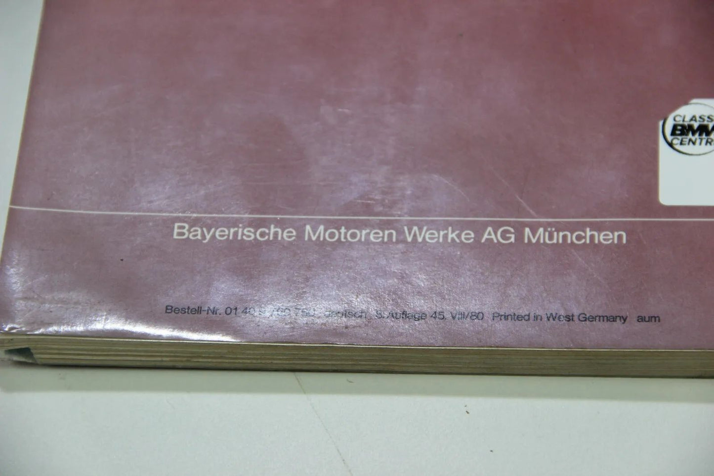 Original BMW E12 Betriebsanleitung Bedienungsanleitung 01409760760 528i 525i