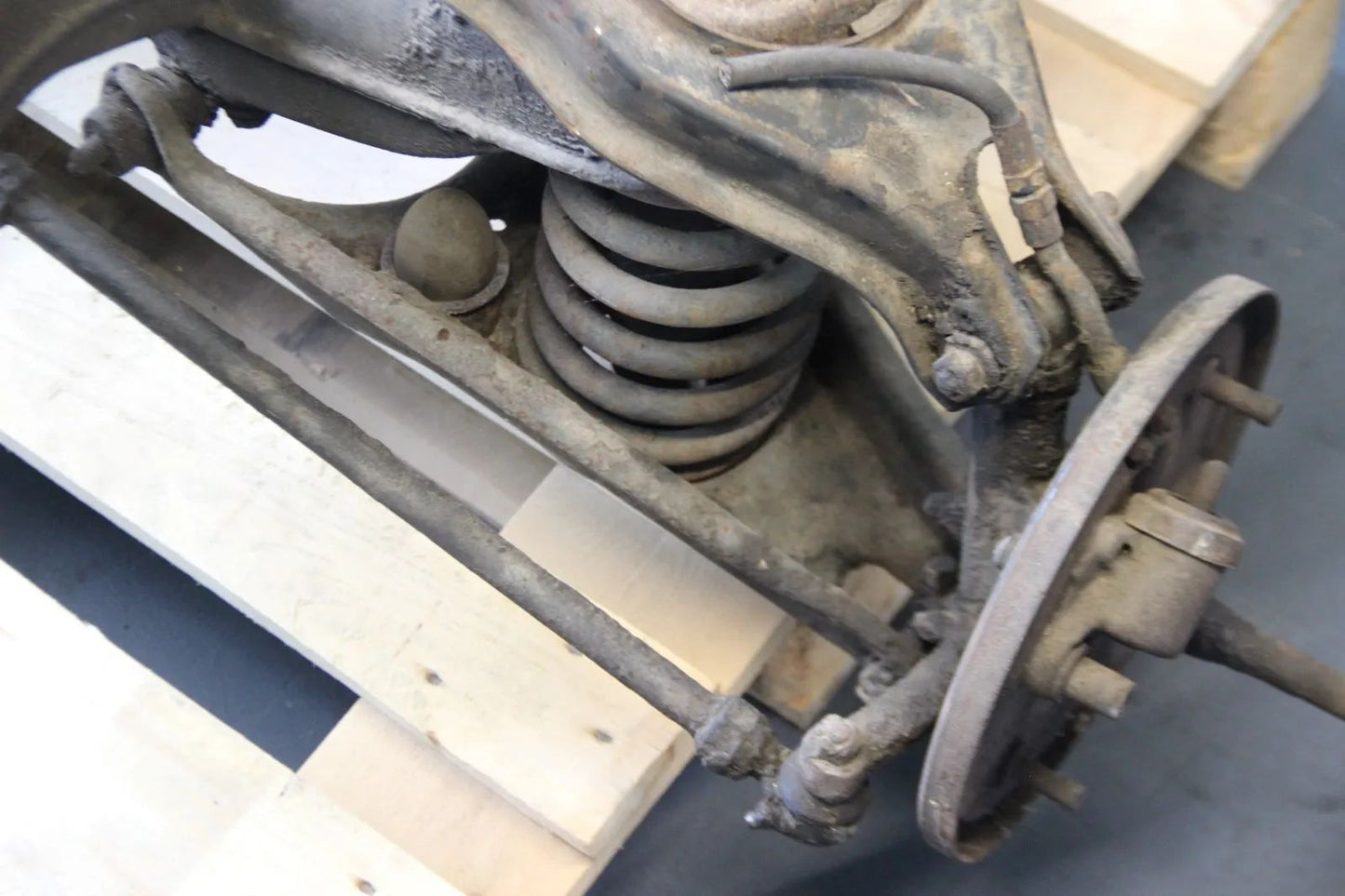 Original Mercedes 190SL Vorderachse Vorderachsträger Lenkgetriebe Komplett